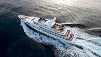 Motor Yacht Candyscape II from above